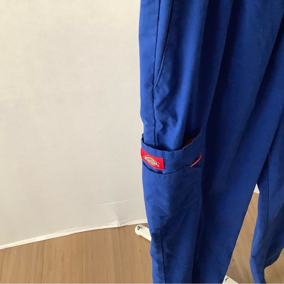 Dickies elastic waist scrubs pants color blue sz M - Picture 4 of 9